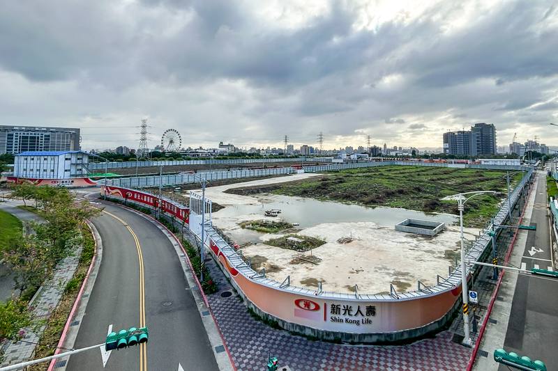The T18 plot at Beitou Shilin Technology Park in Taipei on Wednesday. CNA photo Oct. 29, 2025