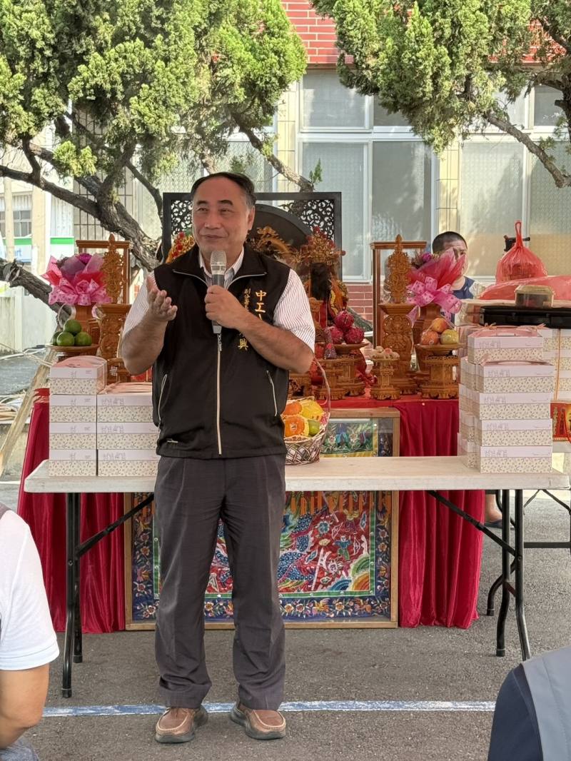 內政部國土管理署中區都市基礎工程分署黃永興副分署長致詞