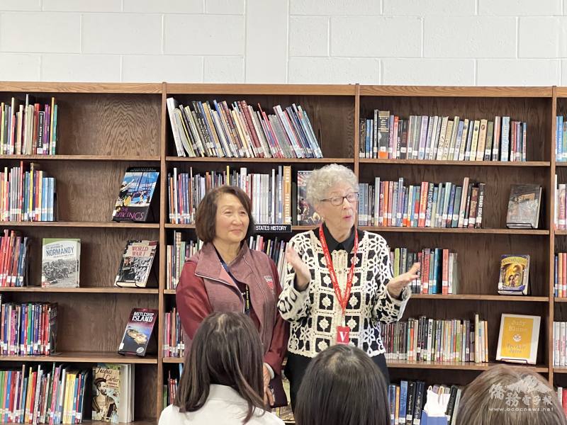 弗利何市(Freehold Borough)議員Sharon Shutzer謝謝陳如萍協助新北市教師參訪計畫