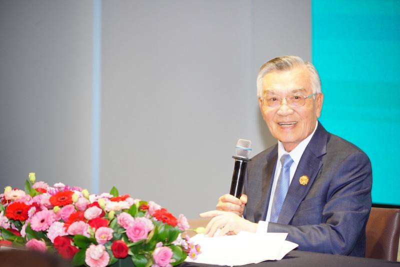 林領袖代表說明此次與會過程及成果並接受記者提問