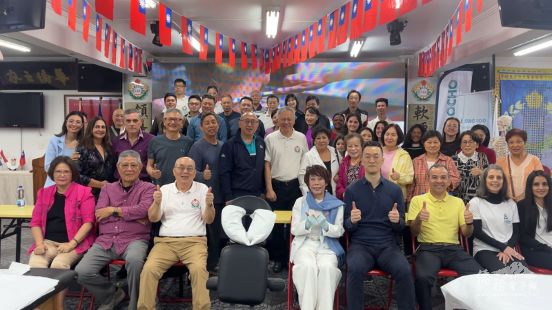 當天吸引約60位僑胞與當地友人熱情參與