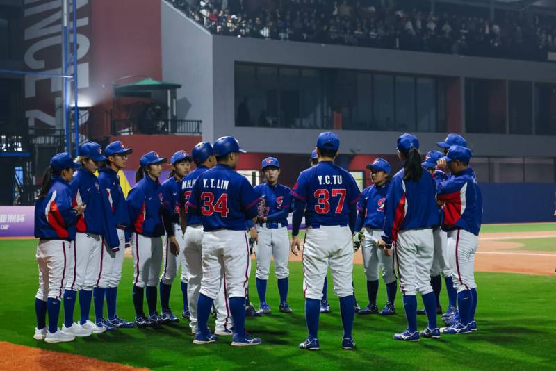 2025亞洲盃女子棒球錦標賽台灣2日與日本進行冠軍戰，台灣隊打線受制沒能突破，終場以0比8吞敗，拿下亞軍。（亞洲棒球總會提供）