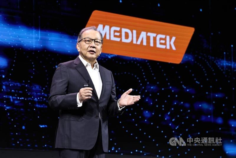 圖為聯發科執行長蔡力行。(中央社檔案照片)
