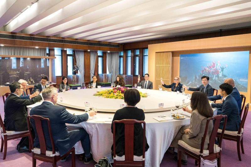 外交部政務次長陳明祺款宴美國新英格蘭地區州議會領袖訪問團