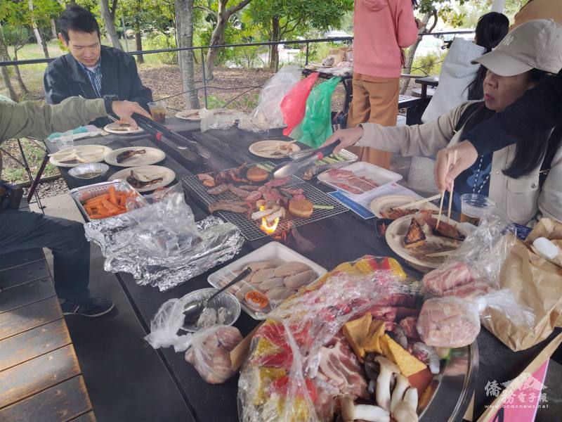 幹部用心準備豐富食材