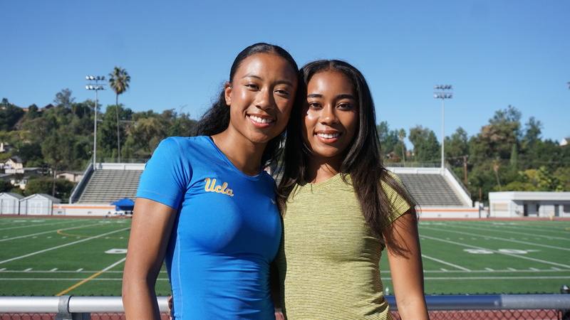 台美混血姊妹鄭蜜雅（左）、鄭娜雅（右）近日完成入籍，希望參加選拔賽，爭取代表台灣比賽的機會