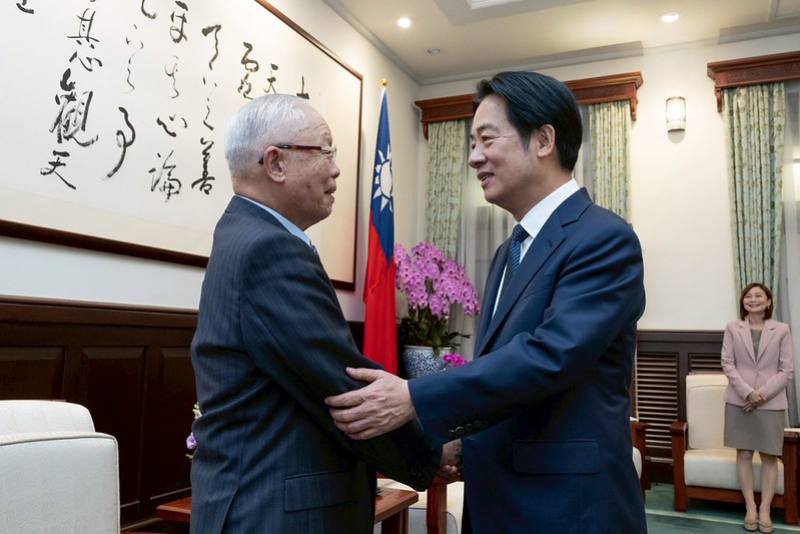 賴清德總統今（6）日上午接見「全日本台灣連合會回國致敬團」