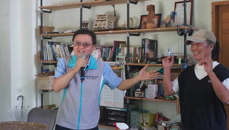 花蓮農改場場長楊大吉開訓致詞