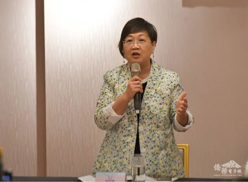 僑務委員會委員長徐佳青主持「2025年臺灣觀光產業商機參訪團綜合座談」