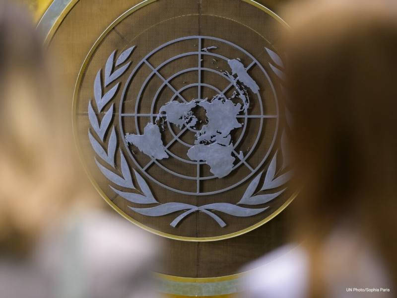 圖為聯合國標誌。（圖取自facebook.com/unitednations）