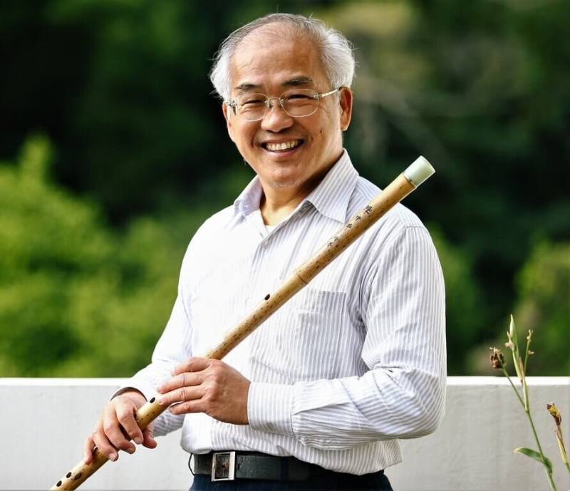 國立台灣交響樂團（NTSO）為紀念台灣作曲家馬水龍逝世10週年，將演出其經典名作「梆笛協奏曲」，特邀1981年首演者陳中申（圖）再度登台詮釋。（國台交提供）