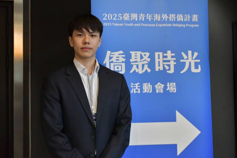 搭僑青年會首屆會長謝聖佑受訪分享任期心得