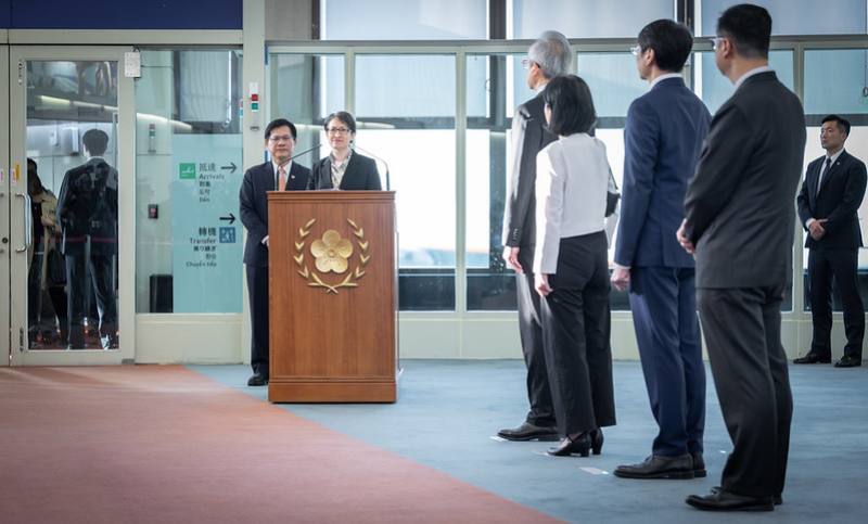 副總統應邀赴歐洲出席「對中政策跨國議會聯盟」（IPAC）布魯塞爾年會演講返國談話