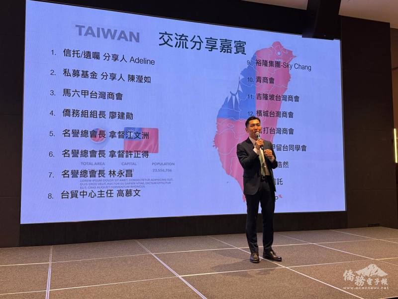 廖建勛宣導海外信用保證基金對等關稅專案馬來西亞地區線上說明會將於11月13日舉行