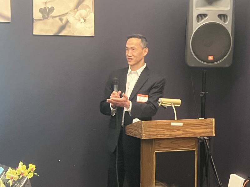 「防詐騙專題講座」，由警官鄧恩光主講