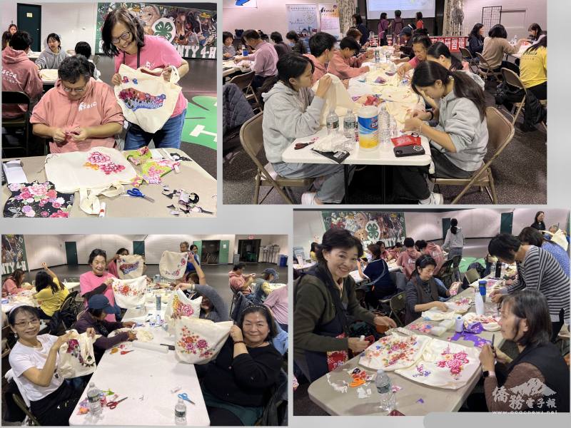 大家小心翼翼地剪裁出獨特貼花，發揮想像力重組構圖