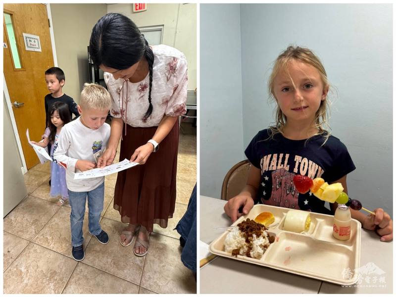 菜單上印有注音符號與拼音，幫助小朋友點餐