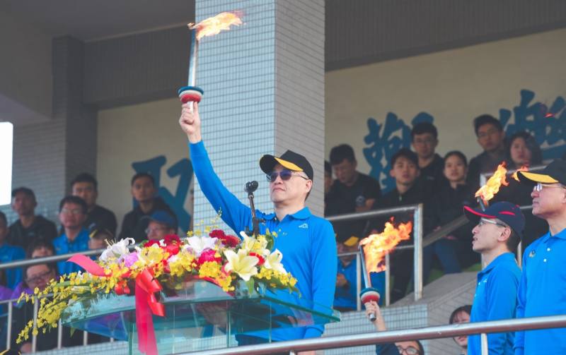 吳次長堂安主持警大校運會開幕典禮