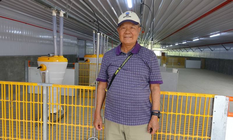 菲律賓台商總會名譽總會長、僑務諮詢委員呂秀男，在菲律賓深耕農業逾半世紀