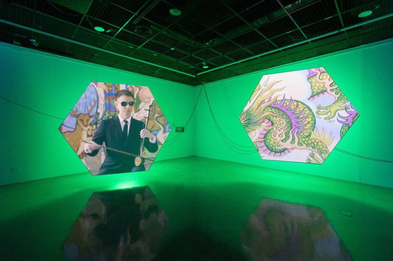 致穎，〈鏈結〉作品局部