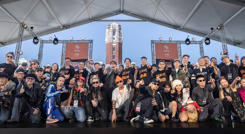 賴清德總統16日上午出席「2025總統盃全民運動賽事－街舞大賽」決賽開場記者會