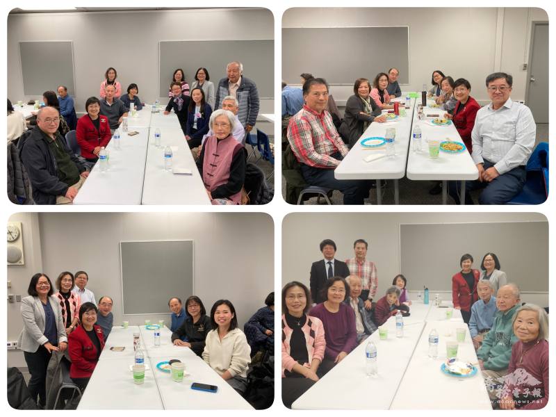 徐佳青與各僑團鄉親們互動交流