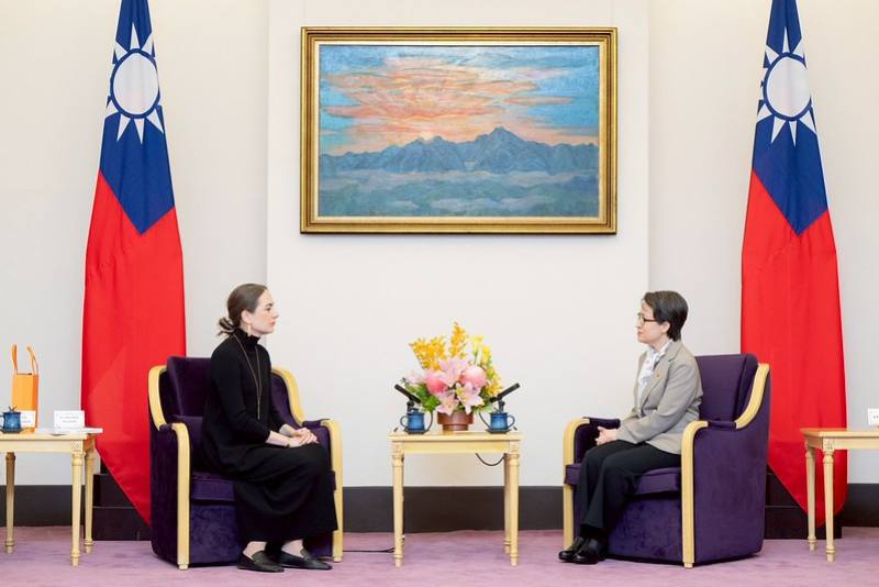 副總統接見「2022年諾貝爾和平獎得主烏克蘭人權組織『公民自由中心』主席馬特維丘克」