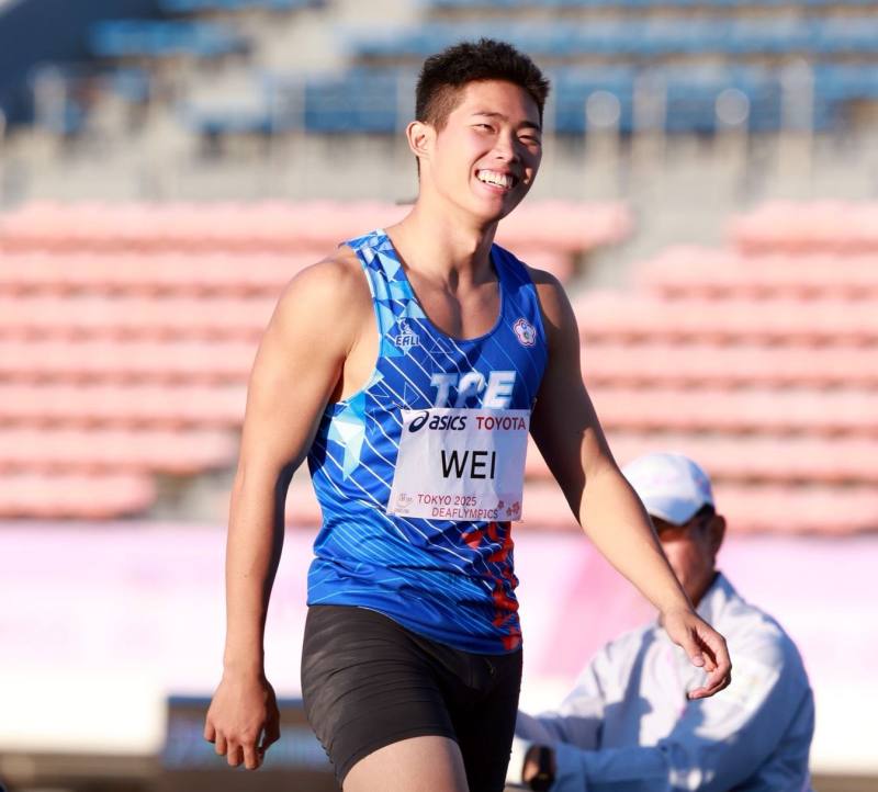 我國18歲新秀危宇澤於2025東京聽奧田徑男子十項全能賽事以5985分勇奪銀牌。