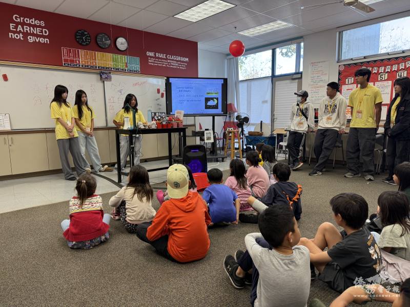 FASCA聖地牙哥分會青年大使與學生們分享冬至節