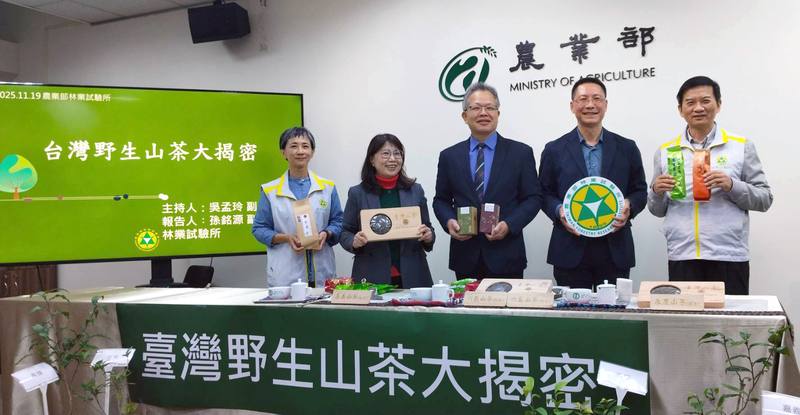 農業部林業試驗所19日舉行記者會，介紹屬於台灣原生物種、也是唯一可以製成茶飲的台灣山茶，綜合獨特松露香、柑橘香與花香，具更好的抗氧化能力，正全力推廣。