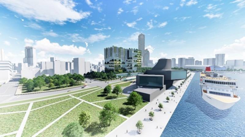 本案建築模擬示意圖