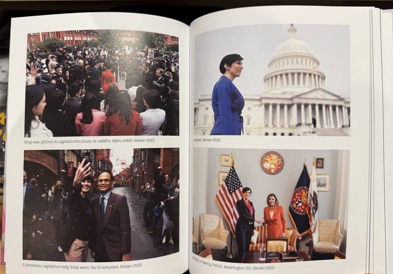 捷克前眾議長艾達莫娃在新書分享2023年率團訪問台灣的經歷，提到在立法院演說是她準備最用心的一次，台灣的反應「難忘而熱烈」