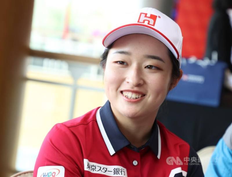 台灣旅日高球選手吳佳晏。（中央社檔案照片）