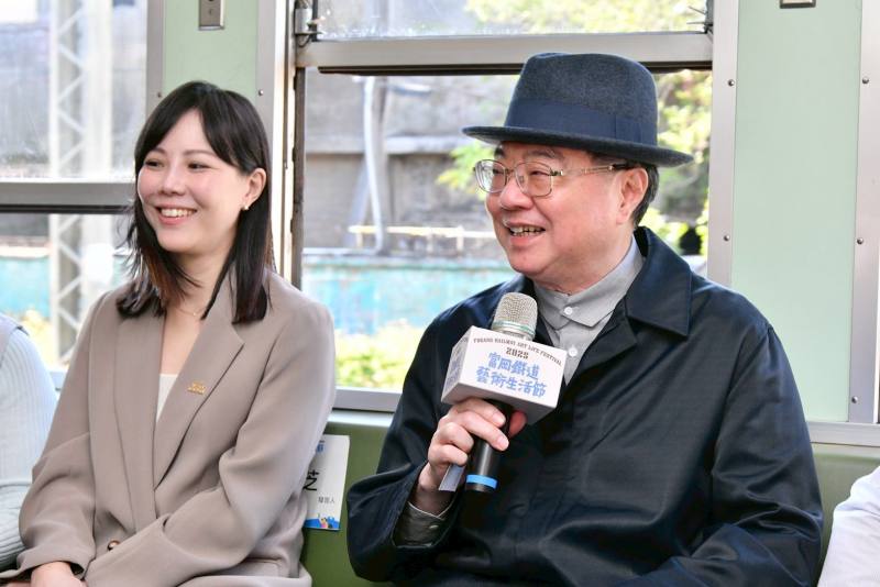 行政院長卓榮泰出席「富岡鐵道藝術節」開幕活動