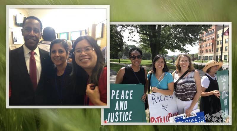 吳茗秀分享她活躍於社區服務，積極推動族裔與性別平等的經驗