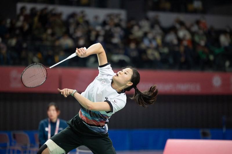 Taiwanese shuttler Shen Yan-ru. Photo courtesy of the Ministry of Sports