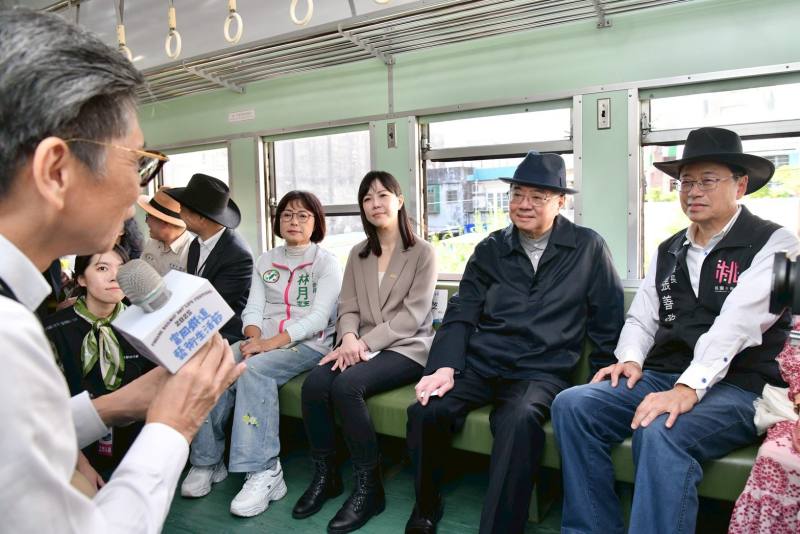 行政院長卓榮泰出席「富岡鐵道藝術節」開幕活動