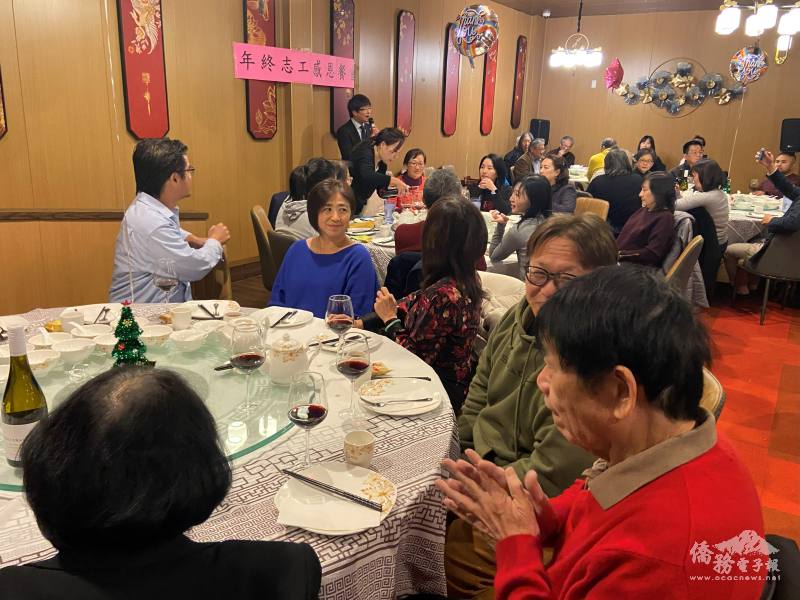 中心貴賓及志工餐會現場