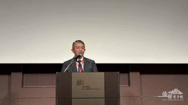 行政院政務顧問岩崎茂致詞