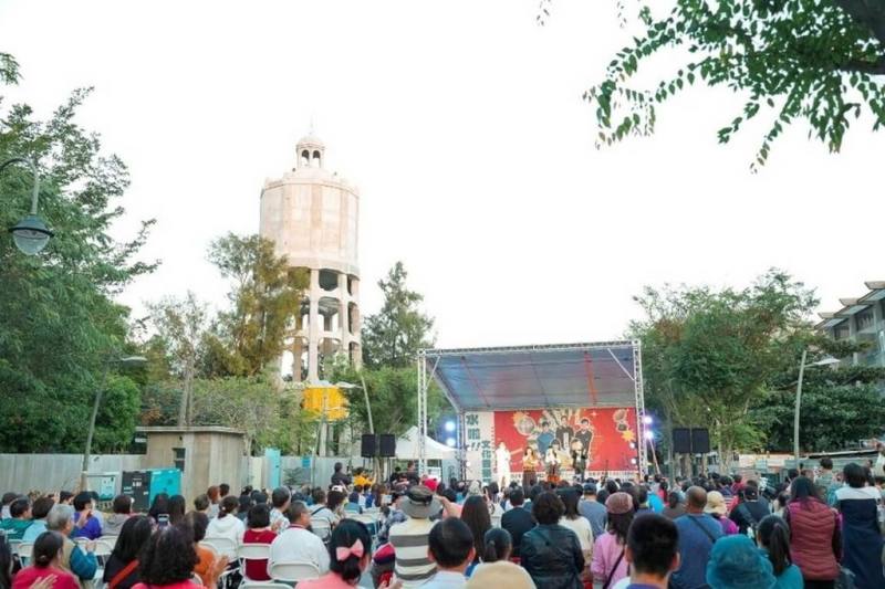 嘉縣文觀局29、30日將在嘉藝點水道頭文創聚落（圖）舉辦「水啦！文化音樂節」，以「朴子民歌同學會」為主題邀請殷正洋、葉佳修等民歌時代歌手開唱。（嘉義縣文觀局提供）