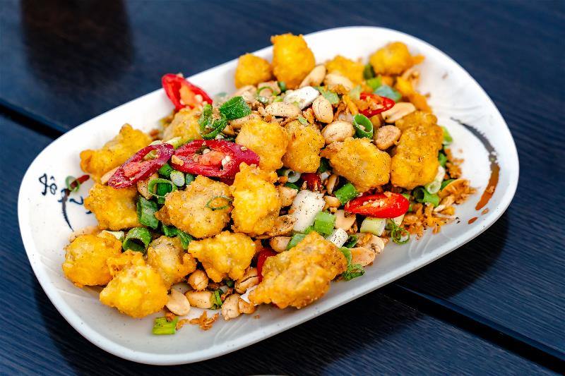 家庭料理不常見的鹽酥龍珠