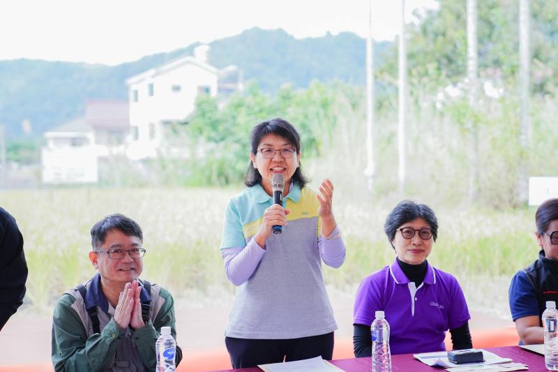 臺中農改場楊宏瑛場長為成果發表會致詞