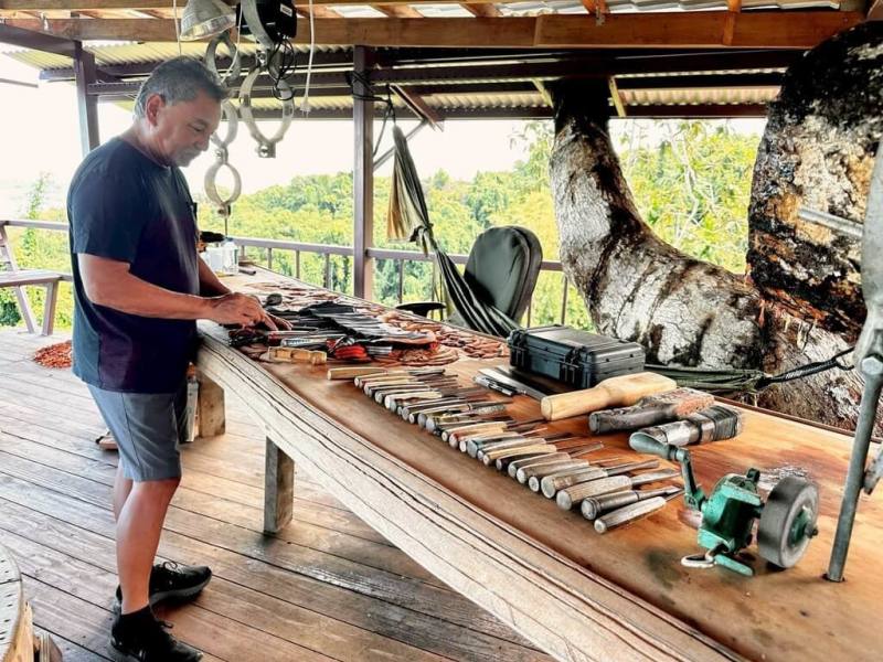 台灣大哥大表示，「AI Ocean數據海洋 2.0」核心平台「AI布魯」在海洋委員會的協助下，於帛琉啟動跨境落地應用，累積當地生物數據與研究，同時可用於推薦永續旅程，並從收益中提撥部分為在地賦能，透過消費創造永續行動。（台灣大提供）