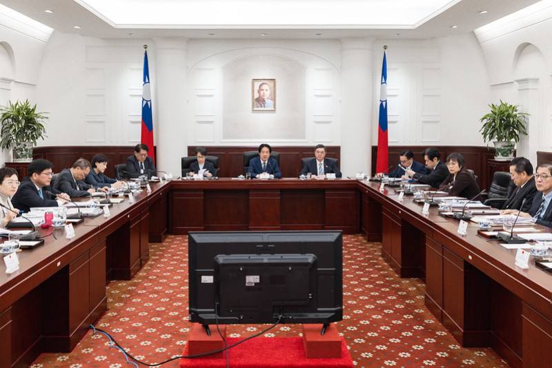 總統召開「守護民主台灣國安行動方案」國安高層會議