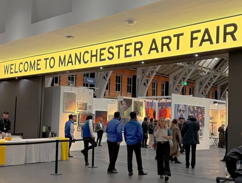 曼徹斯特藝術博覽會是大倫敦地區以外，英國境內規模最大當代藝術展會之一。（張惟婷提供）