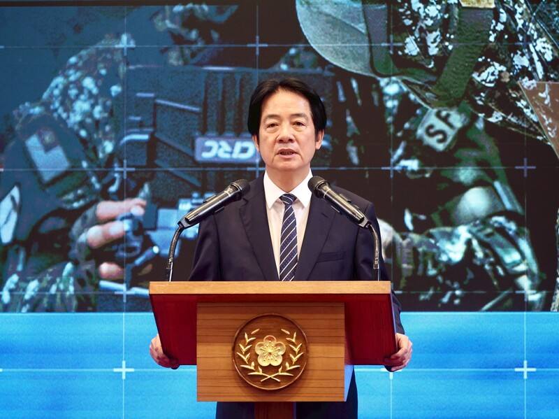 總統賴清德26日9時30分召開「守護民主台灣國安行動方案」國安高層會議，會議結束後在總統府大禮堂舉行記者會發表談話。