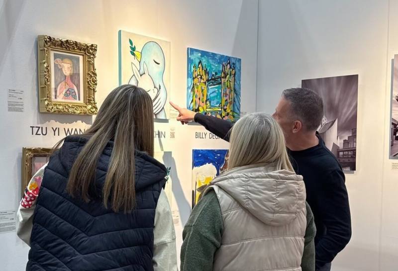 曼徹斯特藝術博覽會21至23日展出7位來自台灣的藝術家作品，由以台北為根據地的跨國藝術平台和藝廊LEXPO Taiwan及策展人張惟婷策畫。（張惟婷提供）