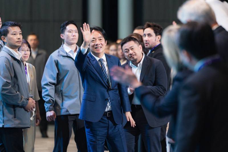 賴清德總統26日晚間出席「2025亞洲技能競賽開幕典禮」