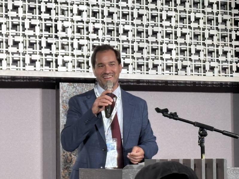 比利時台北辦事處與國際經濟合作協會27日共同舉辦「比利時-台灣科技之夜」，歡迎比利時科技產業聯盟（AGORIA）訪團。比利時台北辦事處長馬徹（圖）表示，這是近年規模最大的比利時代表團