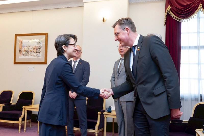 副總統接見「丹麥國會議員訪問團」